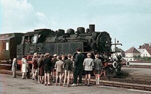 Schulausflug mit Dampflok